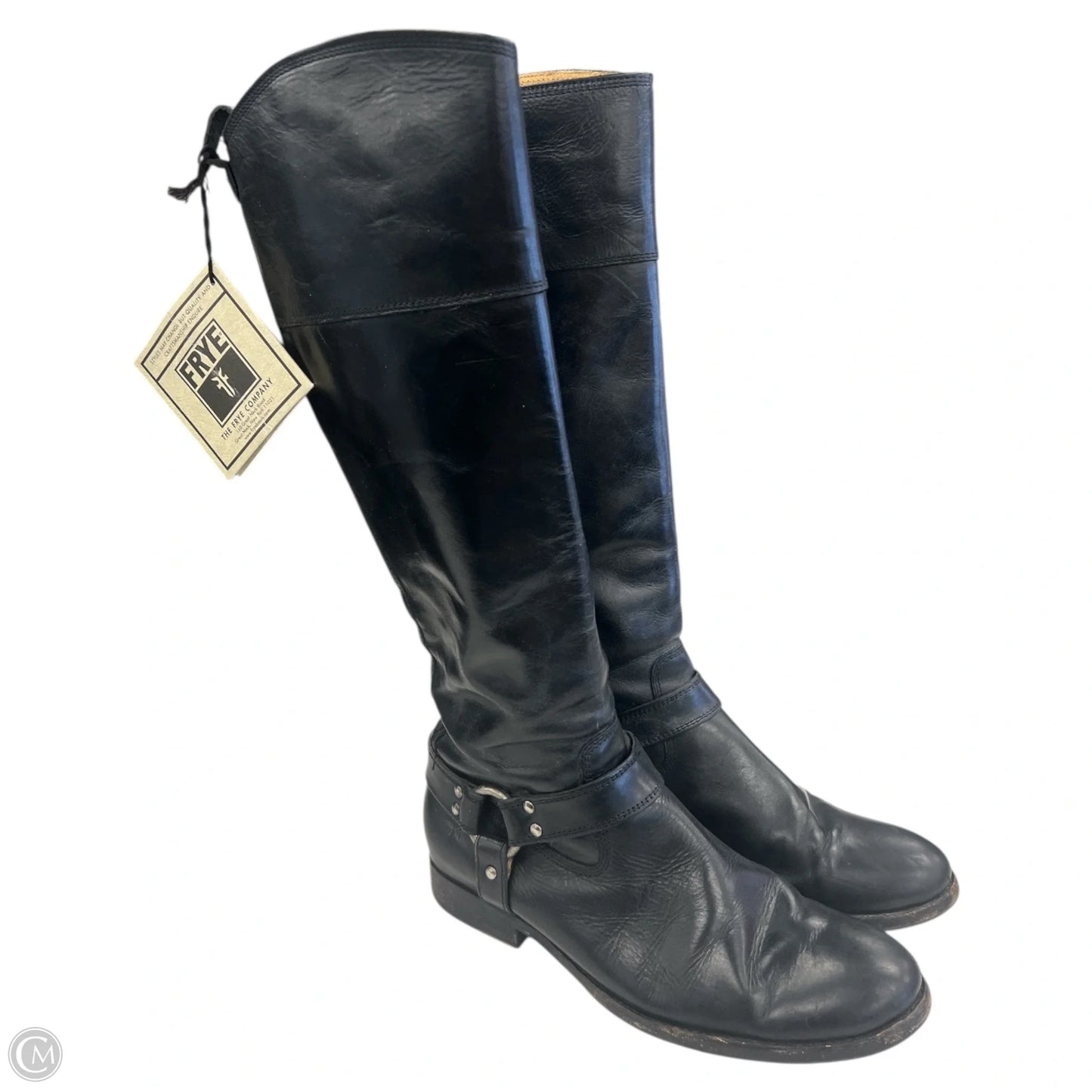 Boots Designer By Frye In Black, Size: 10