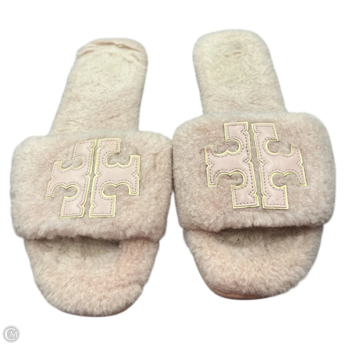 Slippers Designer By Tory Burch In Pink, Size: 8