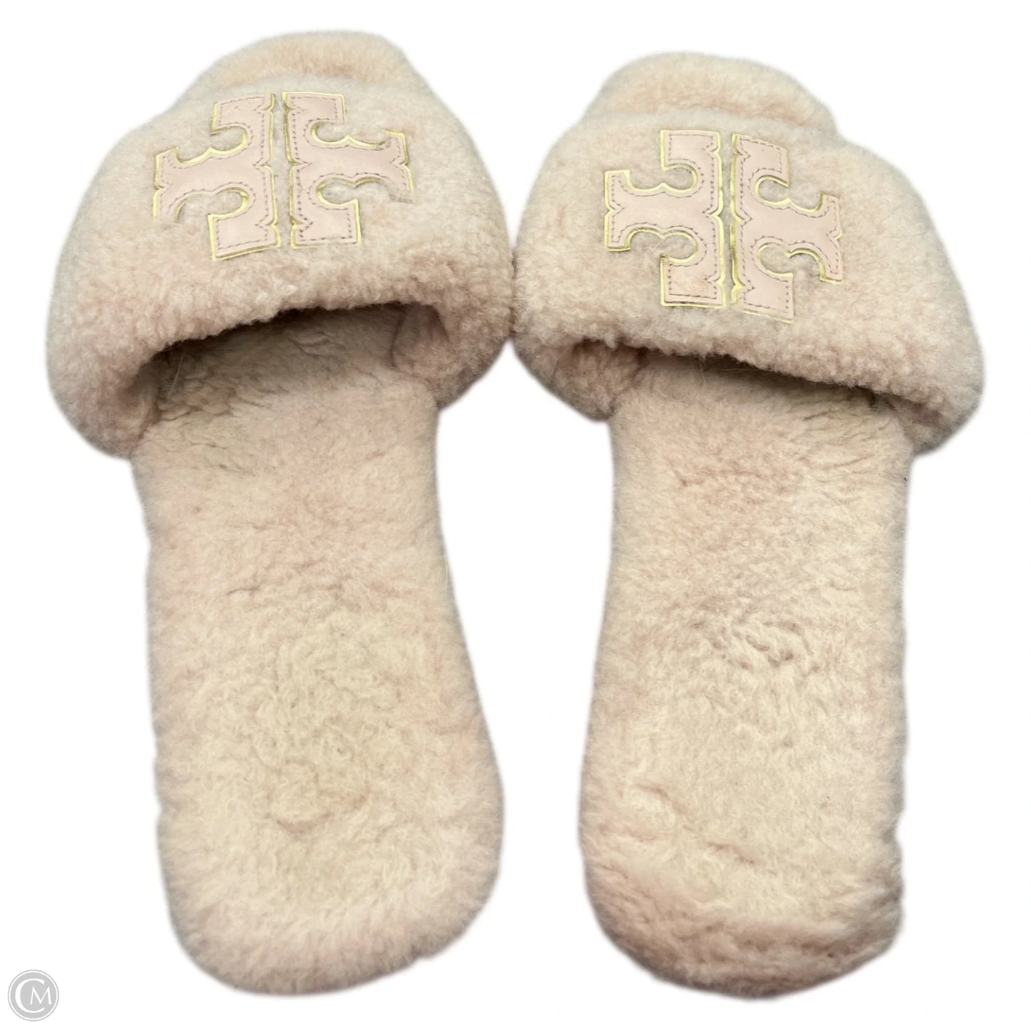 Slippers Designer By Tory Burch In Pink, Size: 8