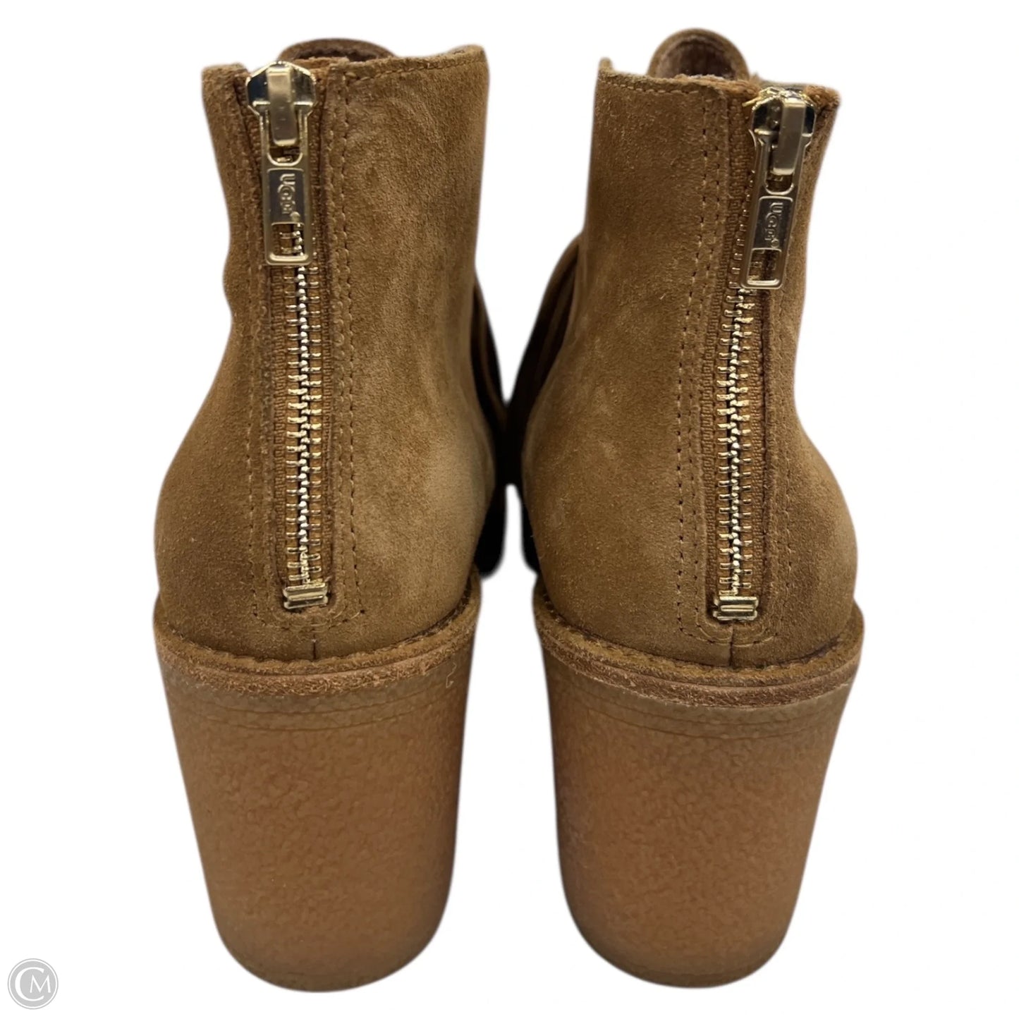 Boots Designer By Ugg In Tan, Size: 9