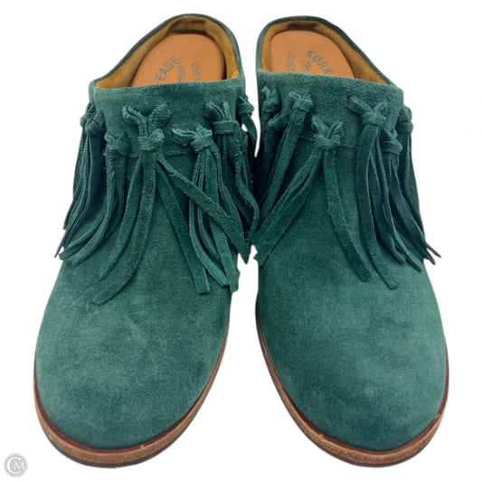 Shoes Heels Block By Kork Ease In Green, Size: 10