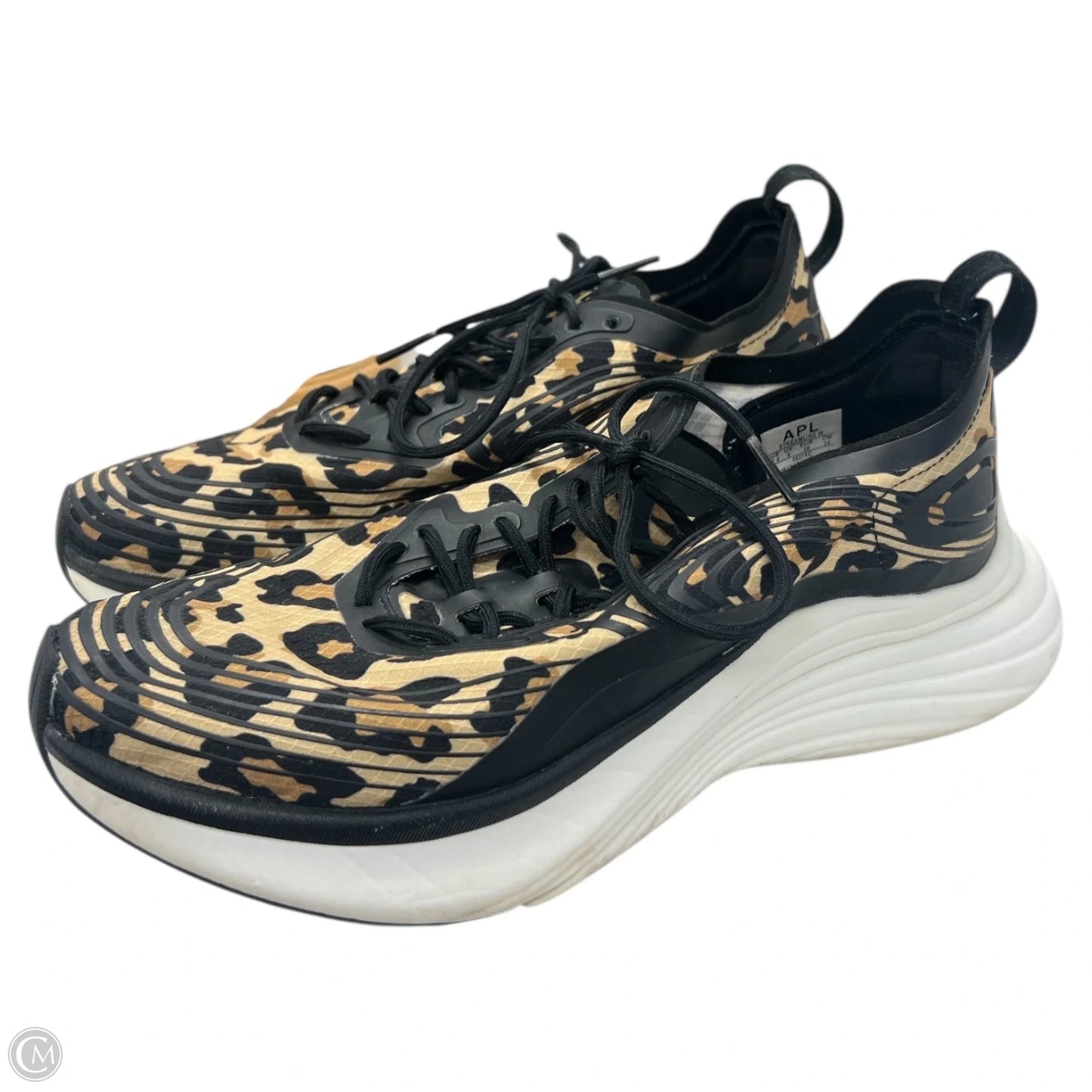 Shoes Designer By Apl In Animal Print, Size: 7.5