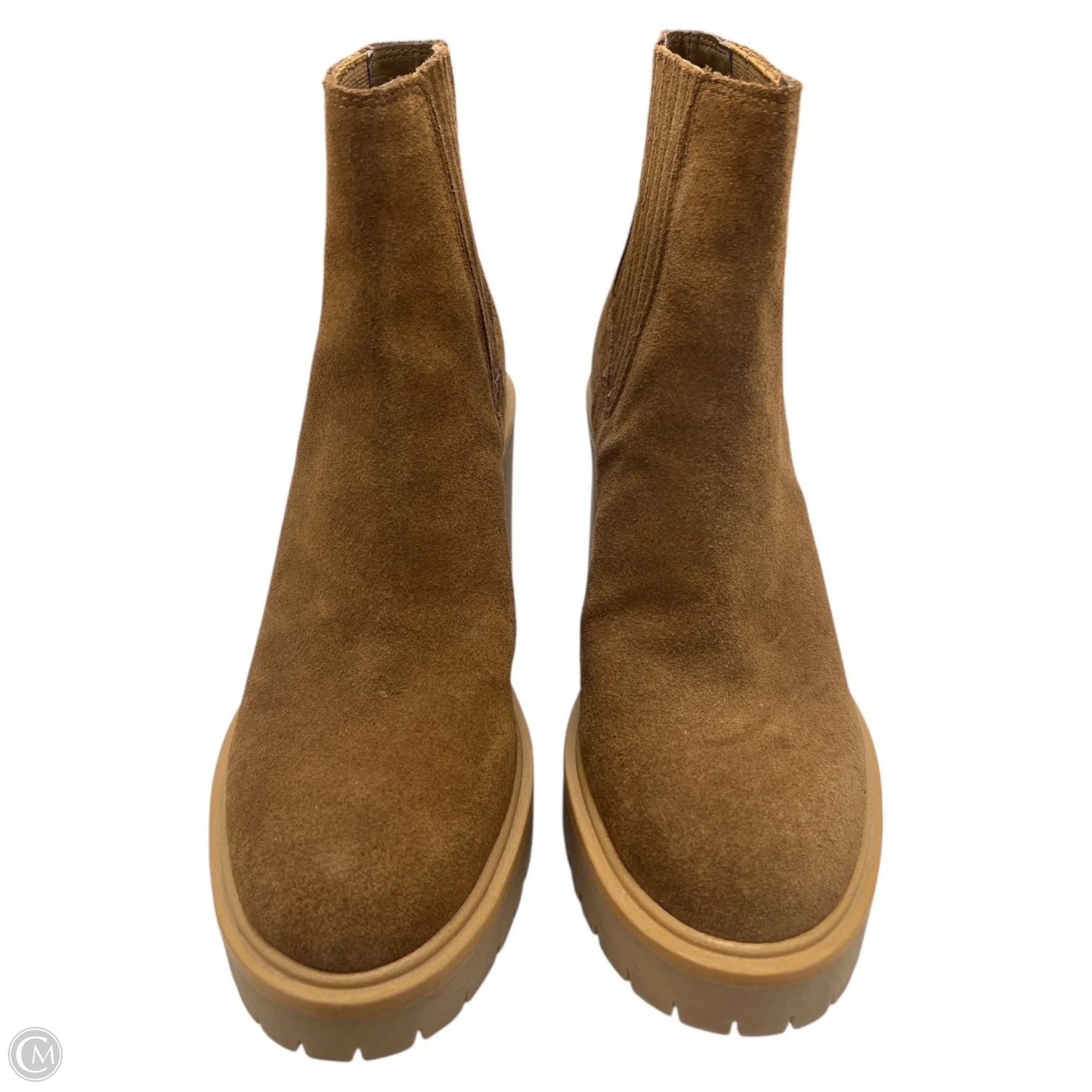 Boots Ankle Heels By Dolce Vita In Brown, Size: 7.5