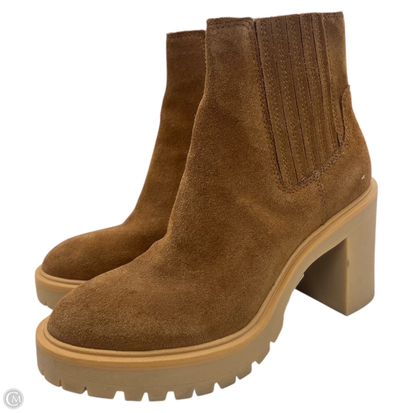 Boots Ankle Heels By Dolce Vita In Brown, Size: 7.5