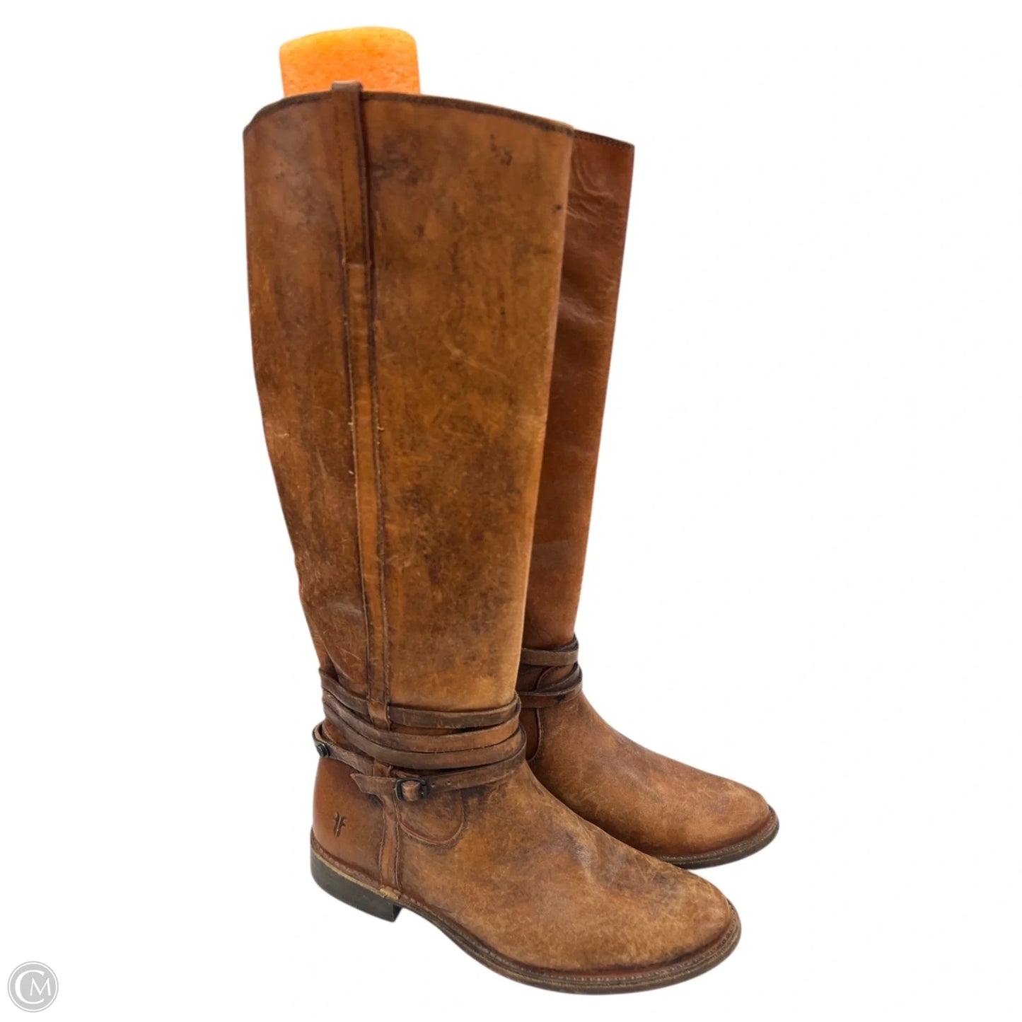 Boots Designer By Frye In Brown, Size: 7