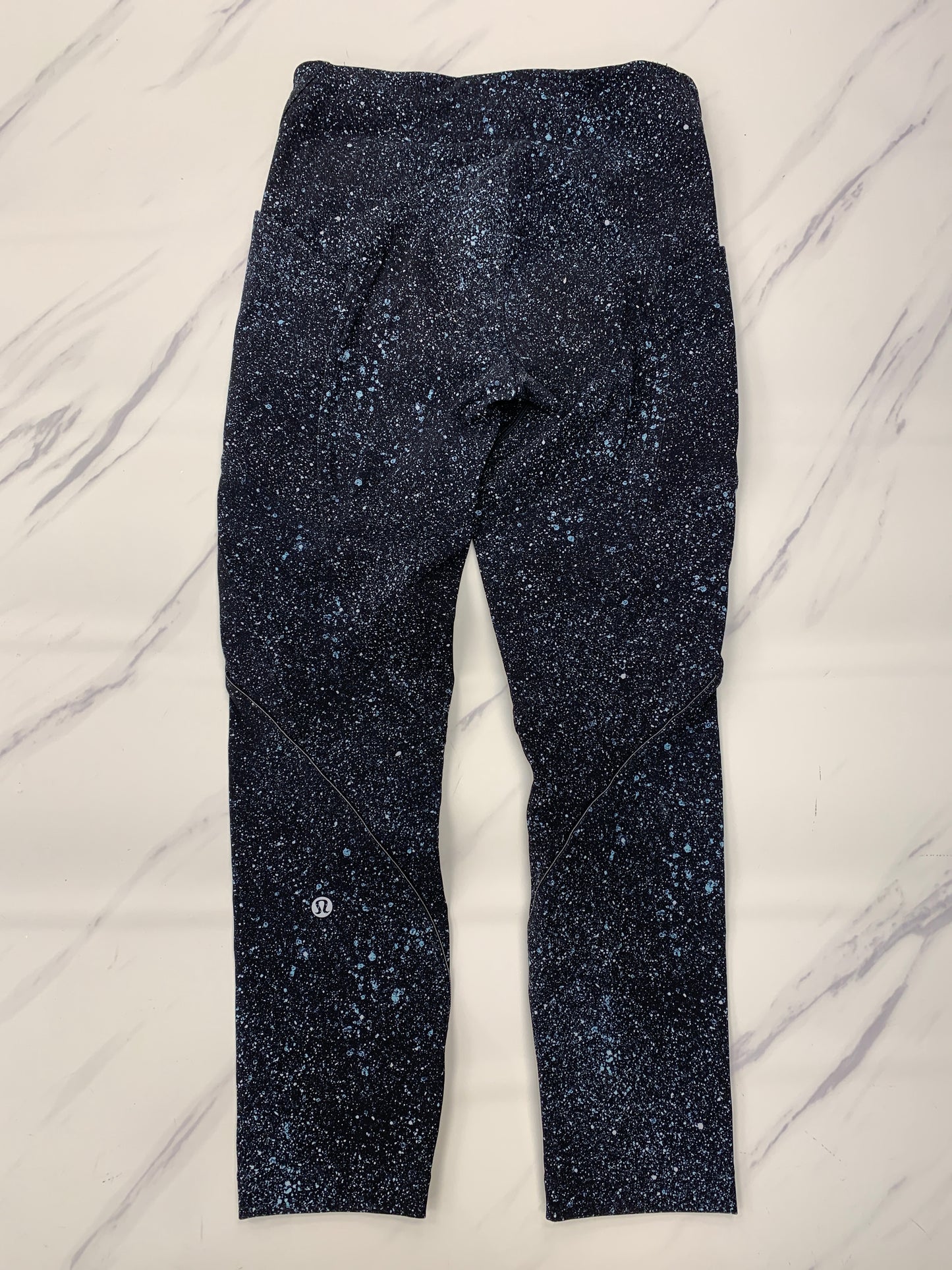 Athletic Leggings Capris By Lululemon In Blue, Size: 4