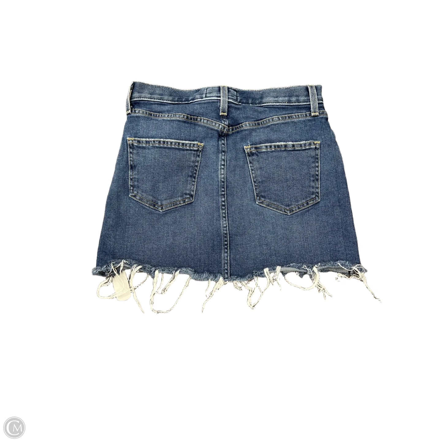 Skirt Mini & Short By Current Elliott In Blue Denim, Size: 2