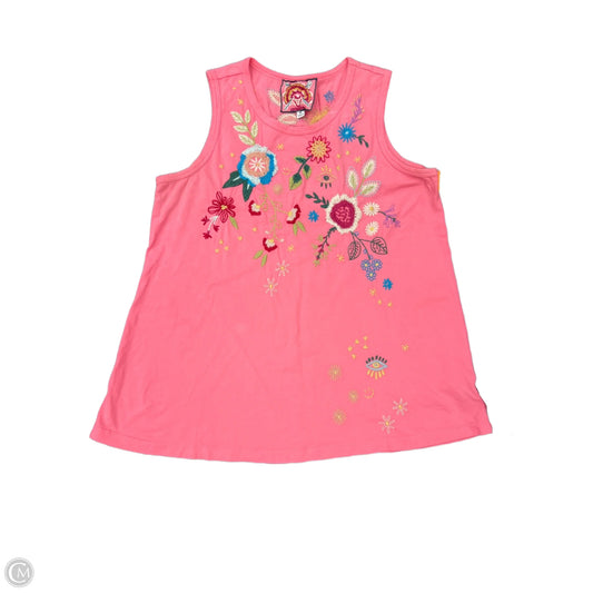 Top Sleeveless By Johnny Was In Pink, Size: Xs