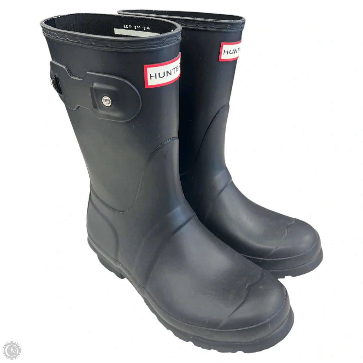 Boots Rain By Hunter In Black, Size: 6
