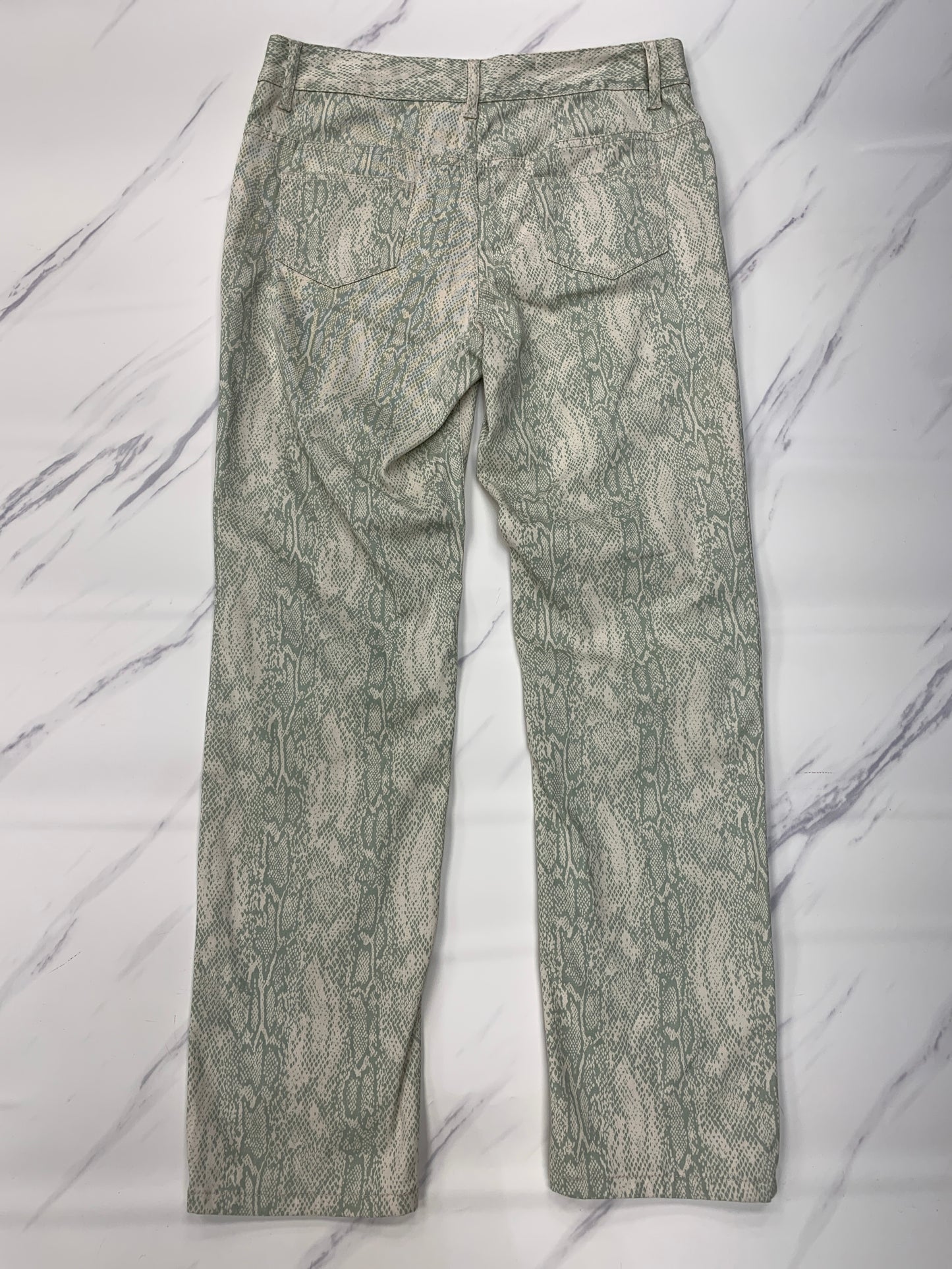 Jeans Skinny By Clothes Mentor In Snakeskin Print, Size: 8petite