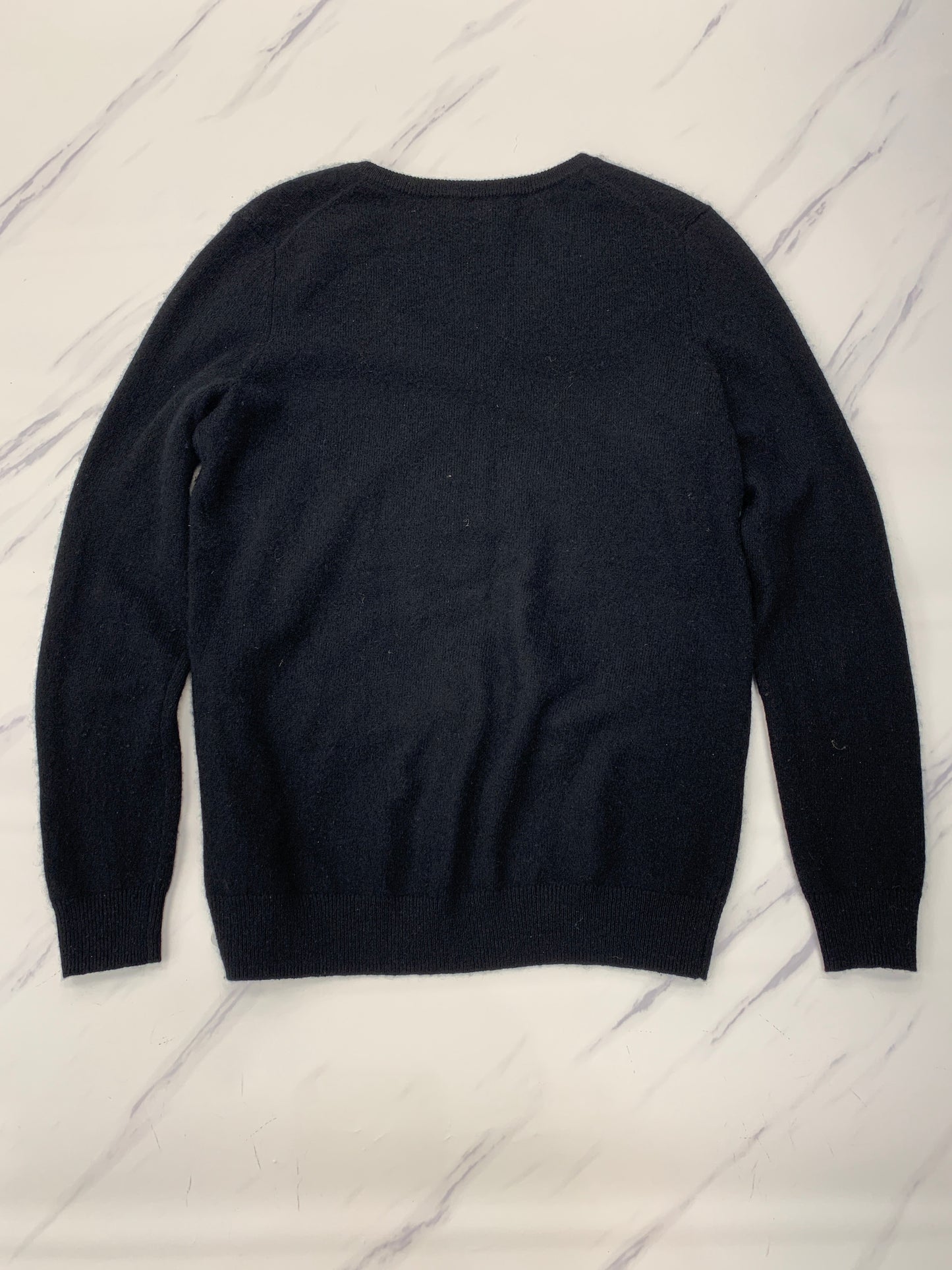 Sweater Cashmere By Bloomingdales In Black, Size:M