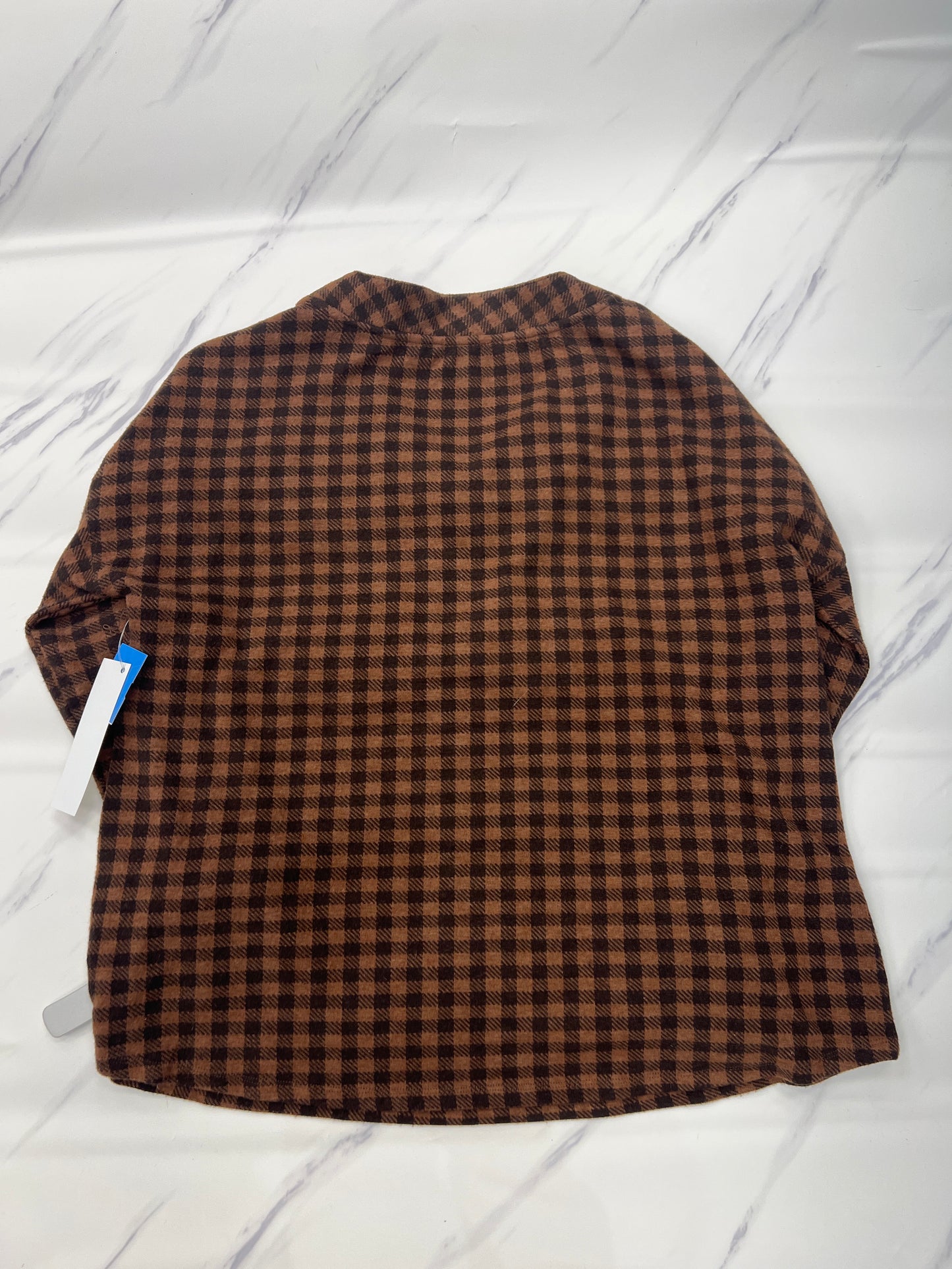 Top Ls By Soft Surroundings In Checkered Pattern, Size:Xl