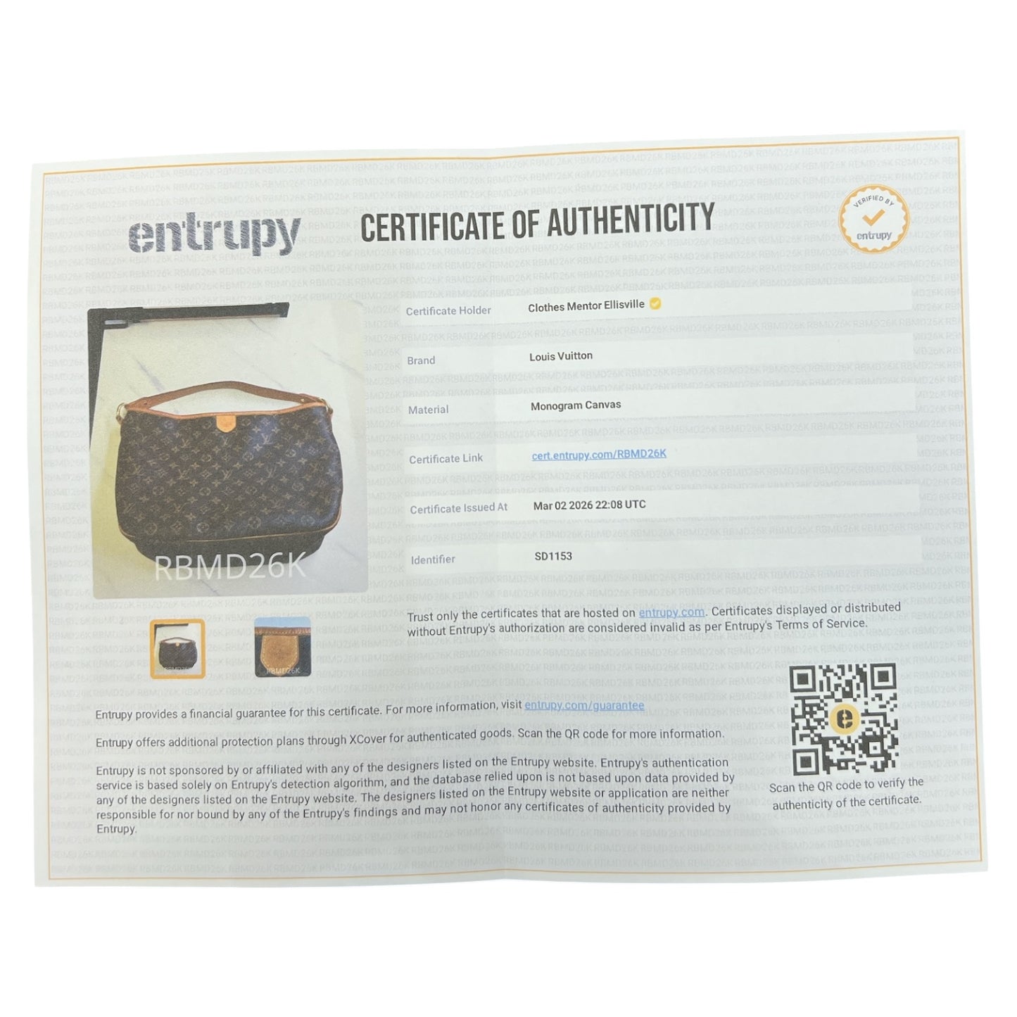 Handbag Luxury Designer By Louis Vuitton In Brown, Size:Large