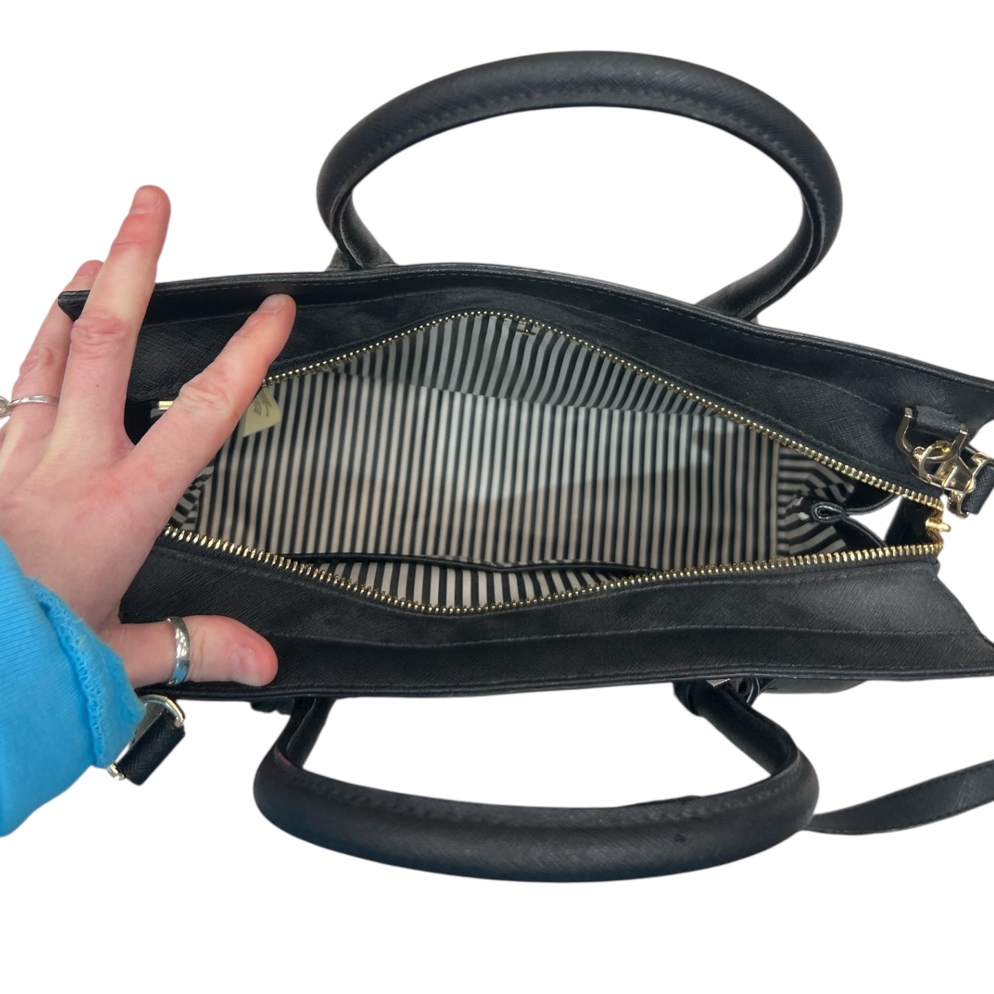 Handbag Designer By Kate Spade In Black, Size:Medium