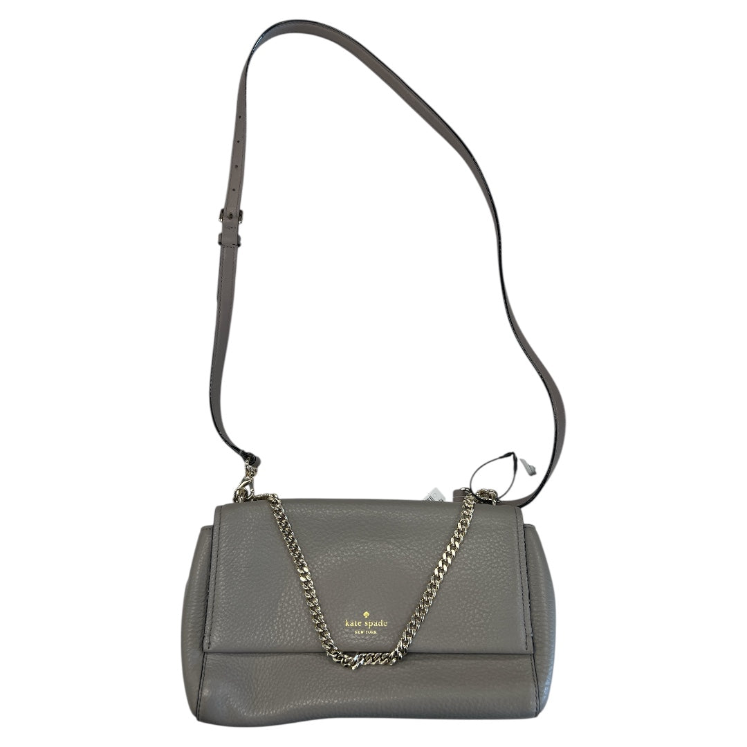 Crossbody Designer By Kate Spade In Taupe, Size:Small