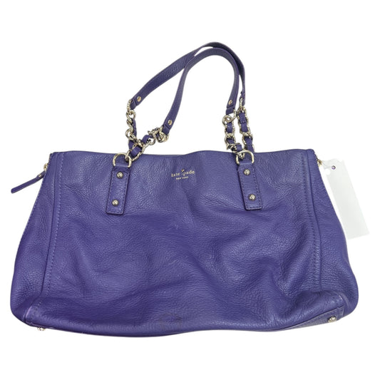 Handbag Designer By Kate Spade In Purple, Size:Large