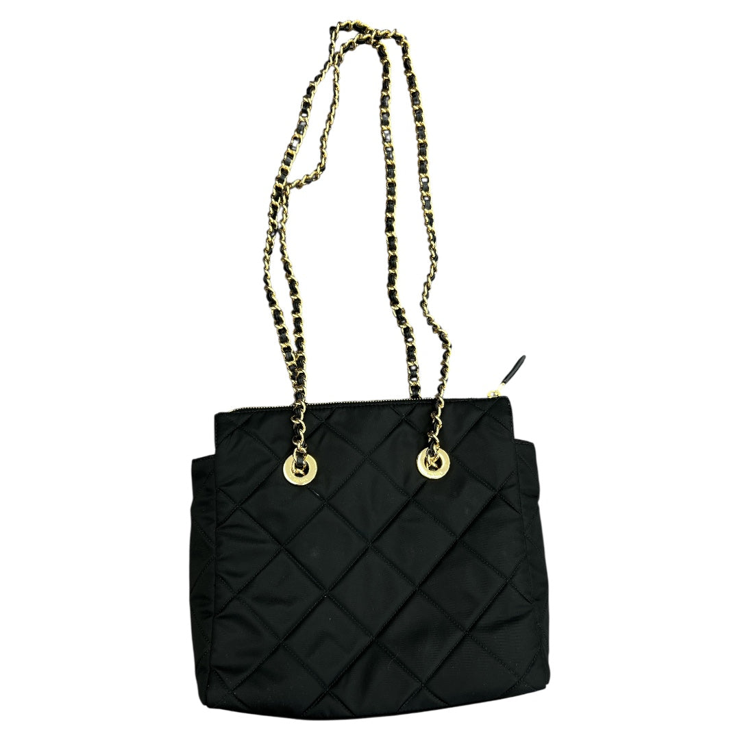 Handbag Luxury Designer By Prada In Black, Size:Medium