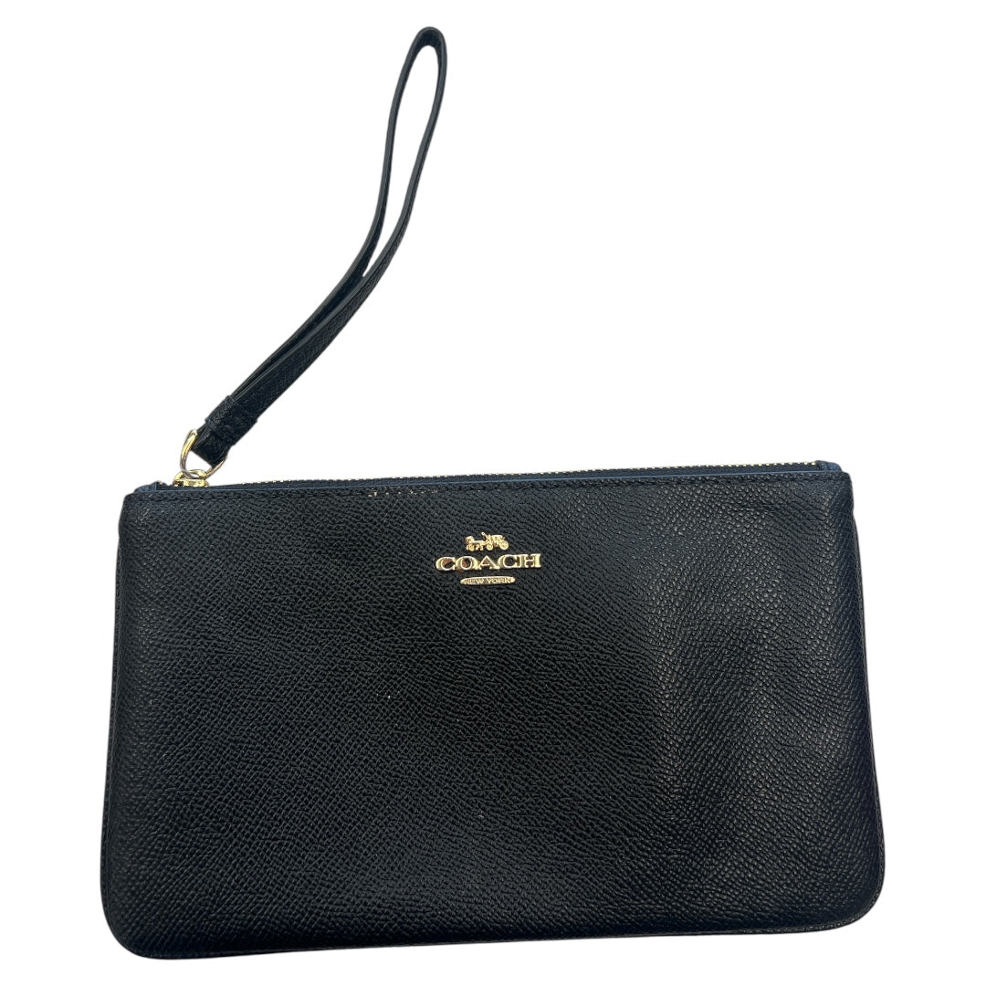 Wristlet Designer By Coach In Black, Size:Large
