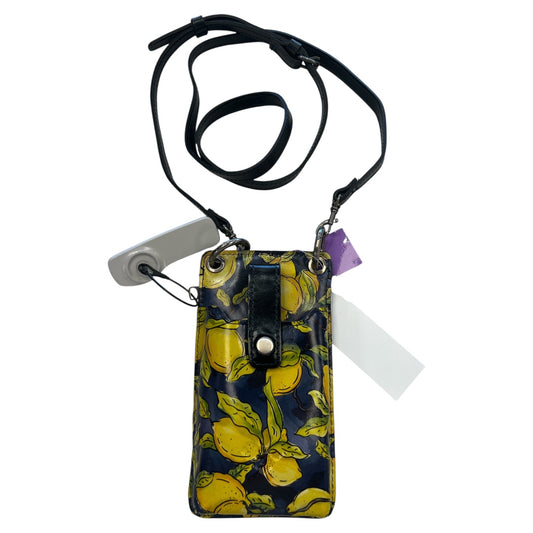 Crossbody Designer By Patricia Nash In Blue & Yellow, Size:Small