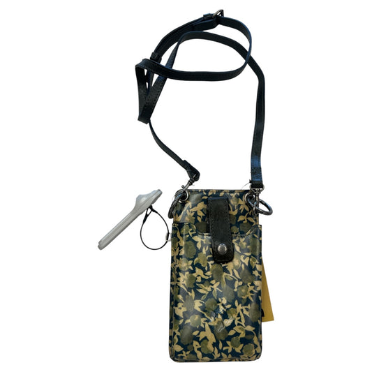 Crossbody Designer By Patricia Nash In Green & Yellow, Size:Small