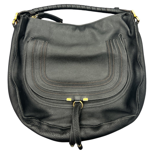 Handbag Luxury Designer By Chloe In Black, Size:Large