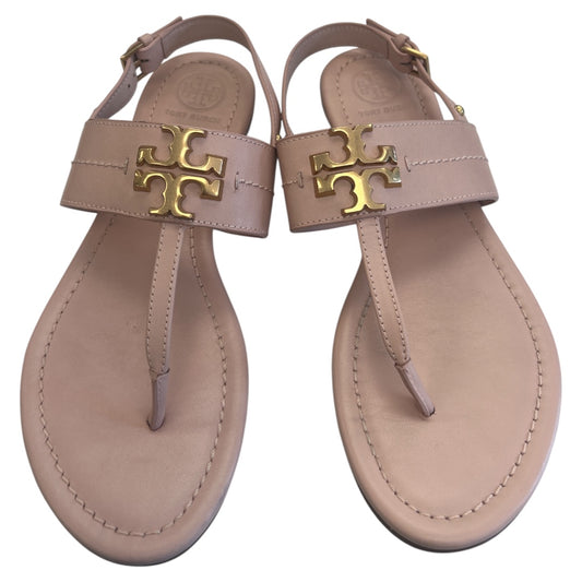 Sandals Designer By Tory Burch In Beige, Size:6.5