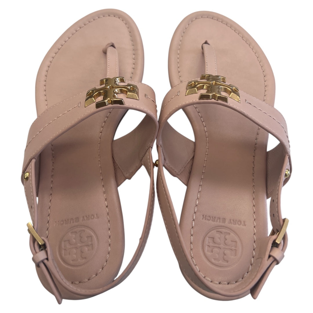Sandals Designer By Tory Burch In Beige, Size:6.5