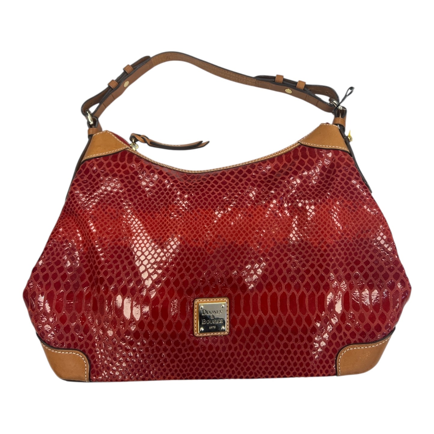 Handbag Designer By Dooney And Bourke In Red, Size:Large