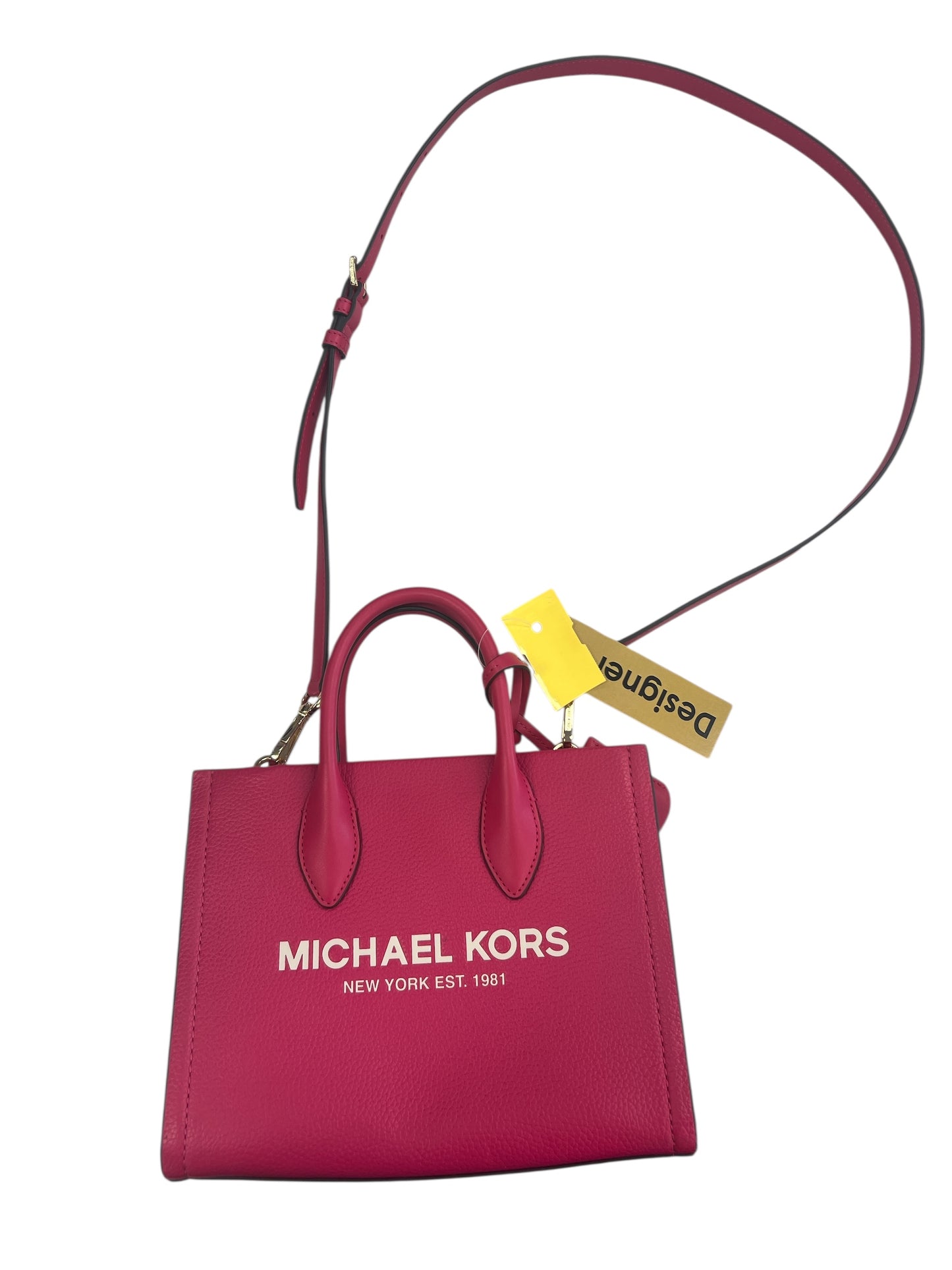 Crossbody Designer By Michael Kors In Pink, Size:Medium