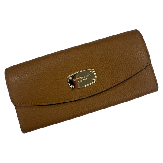 Wallet Designer By Michael Kors In Brown, Size:Large