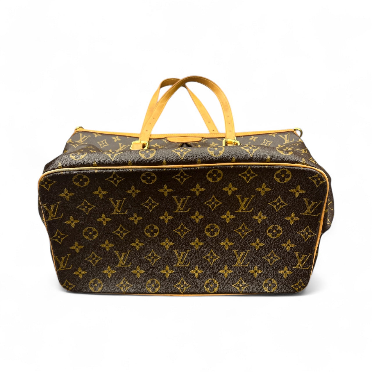 Handbag Luxury Designer By Louis Vuitton In Brown, Size:Large