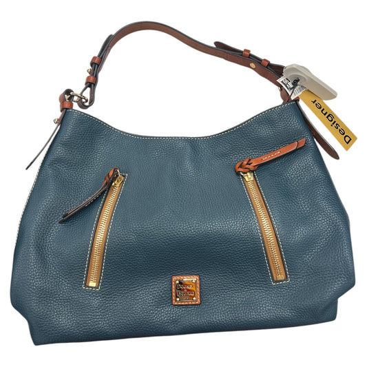 Handbag Designer By Dooney And Bourke In Teal, Size:Medium