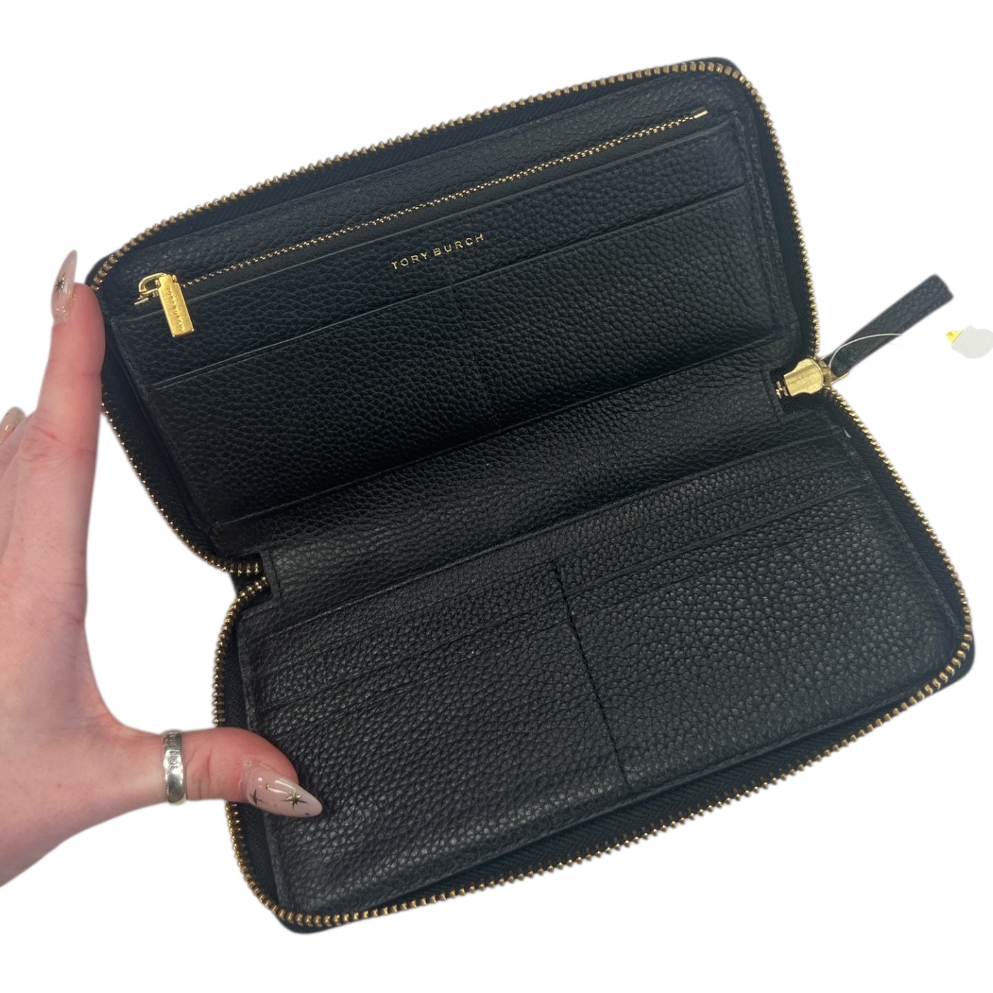 Wallet Designer By Tory Burch In Black, Size:Large