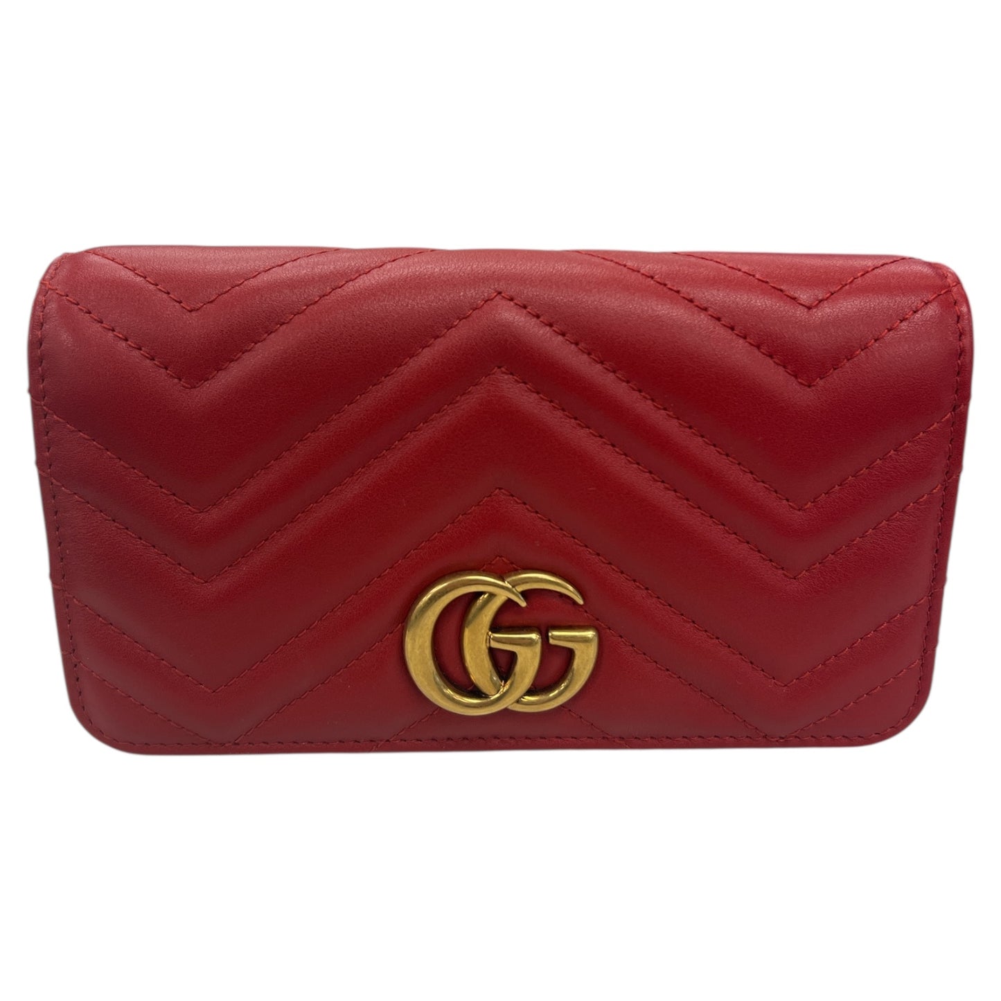 Crossbody Luxury Designer By Gucci In Red, Size:Small