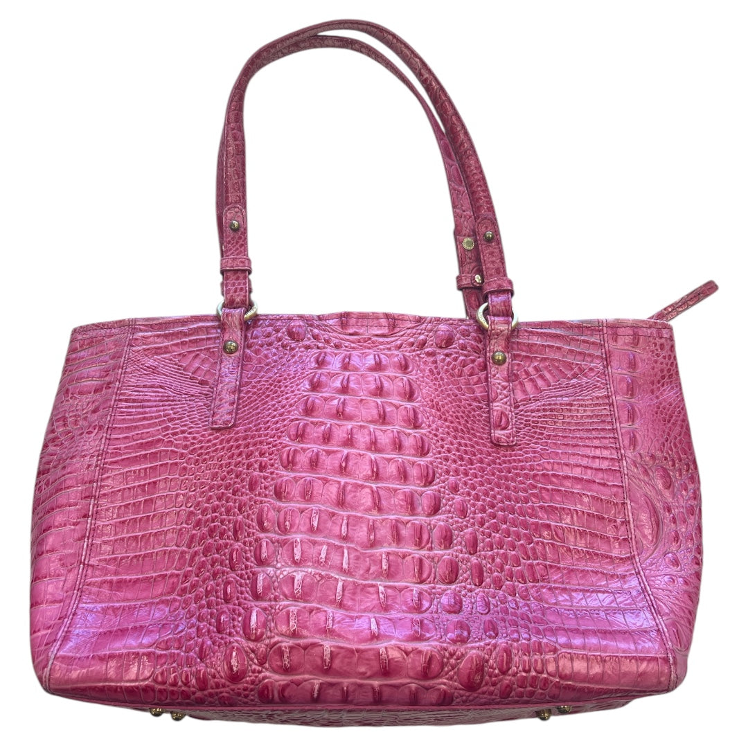 Handbag Designer By Brahmin In Pink, Size:Large