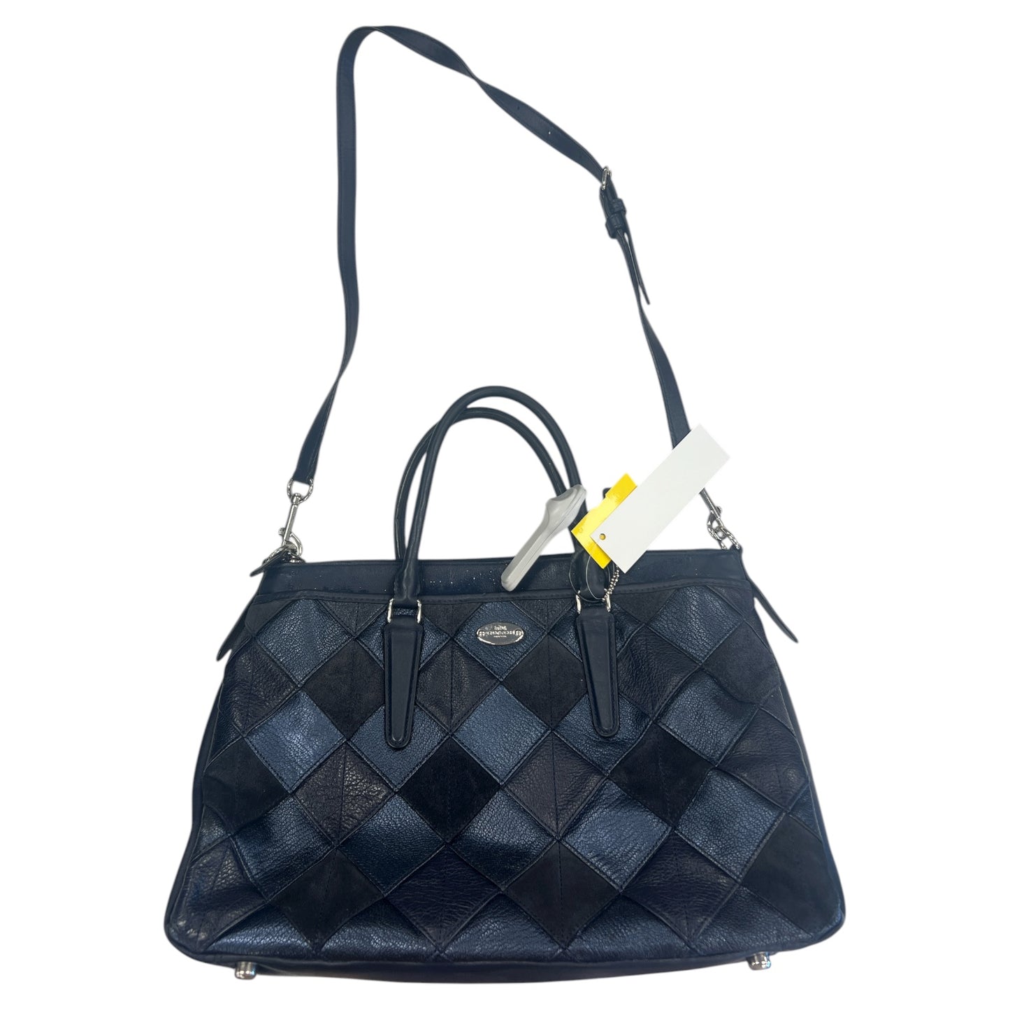 Handbag Designer By Coach In Blue, Size:Large