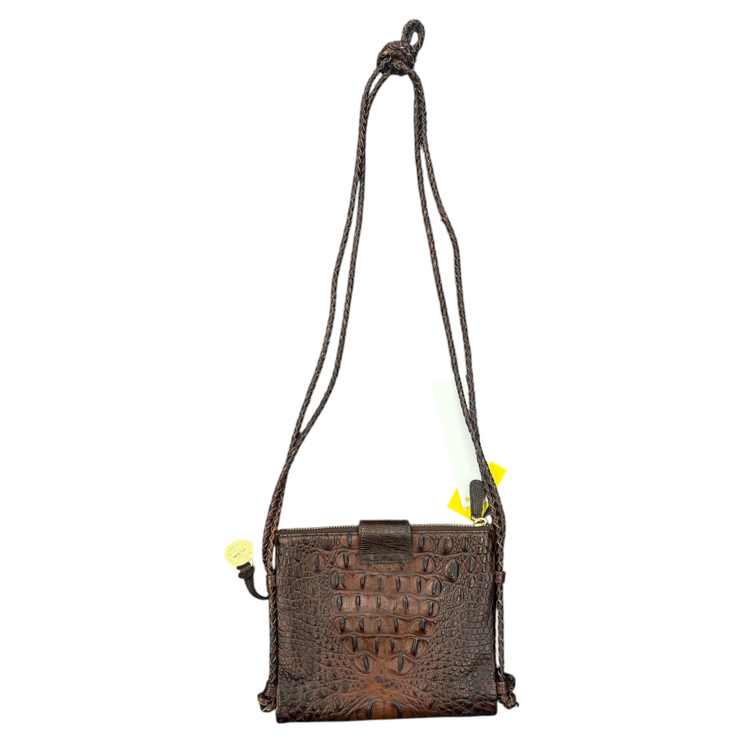 Crossbody Designer By Brahmin In Brown, Size:Small