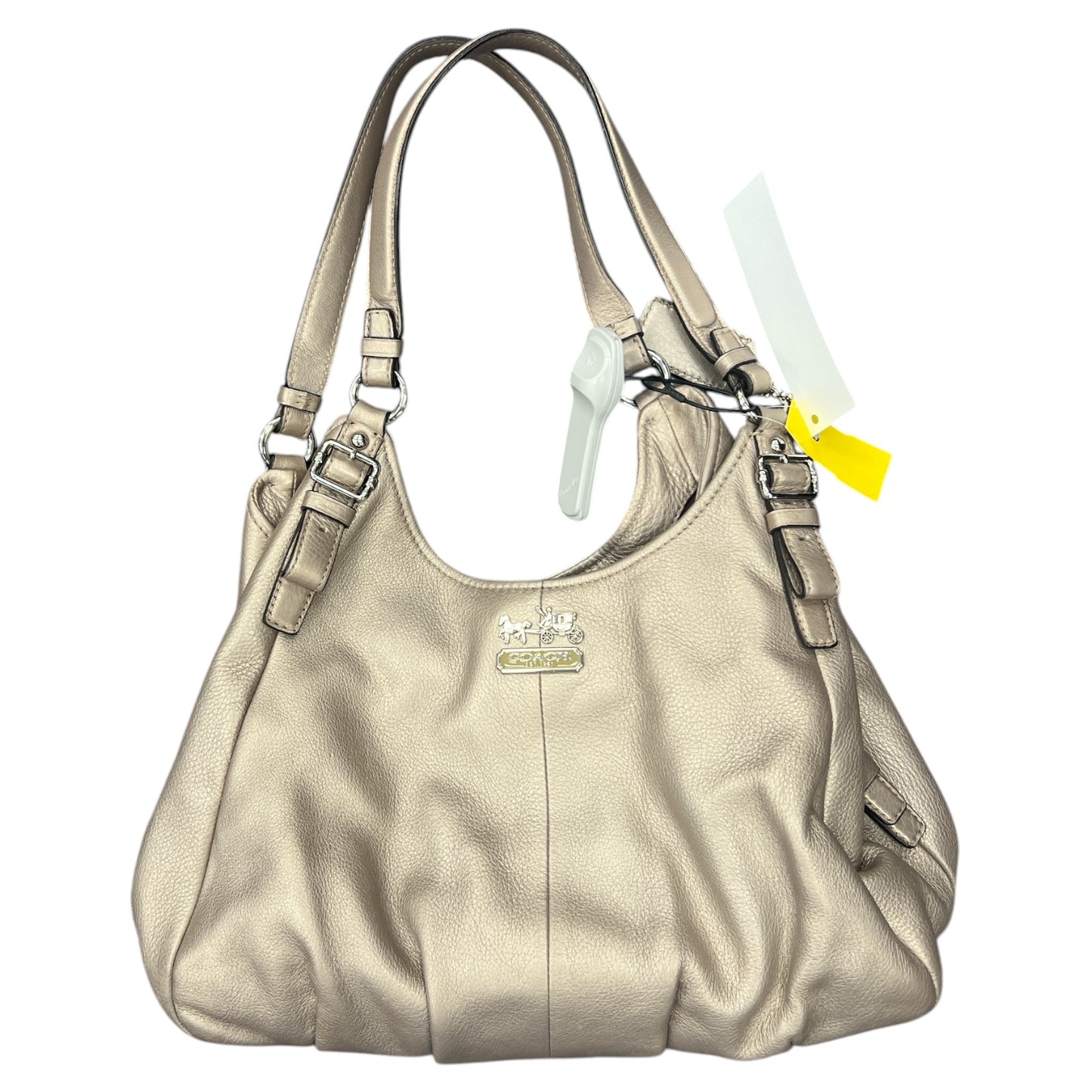 Handbag Designer By Coach In Taupe, Size:Large