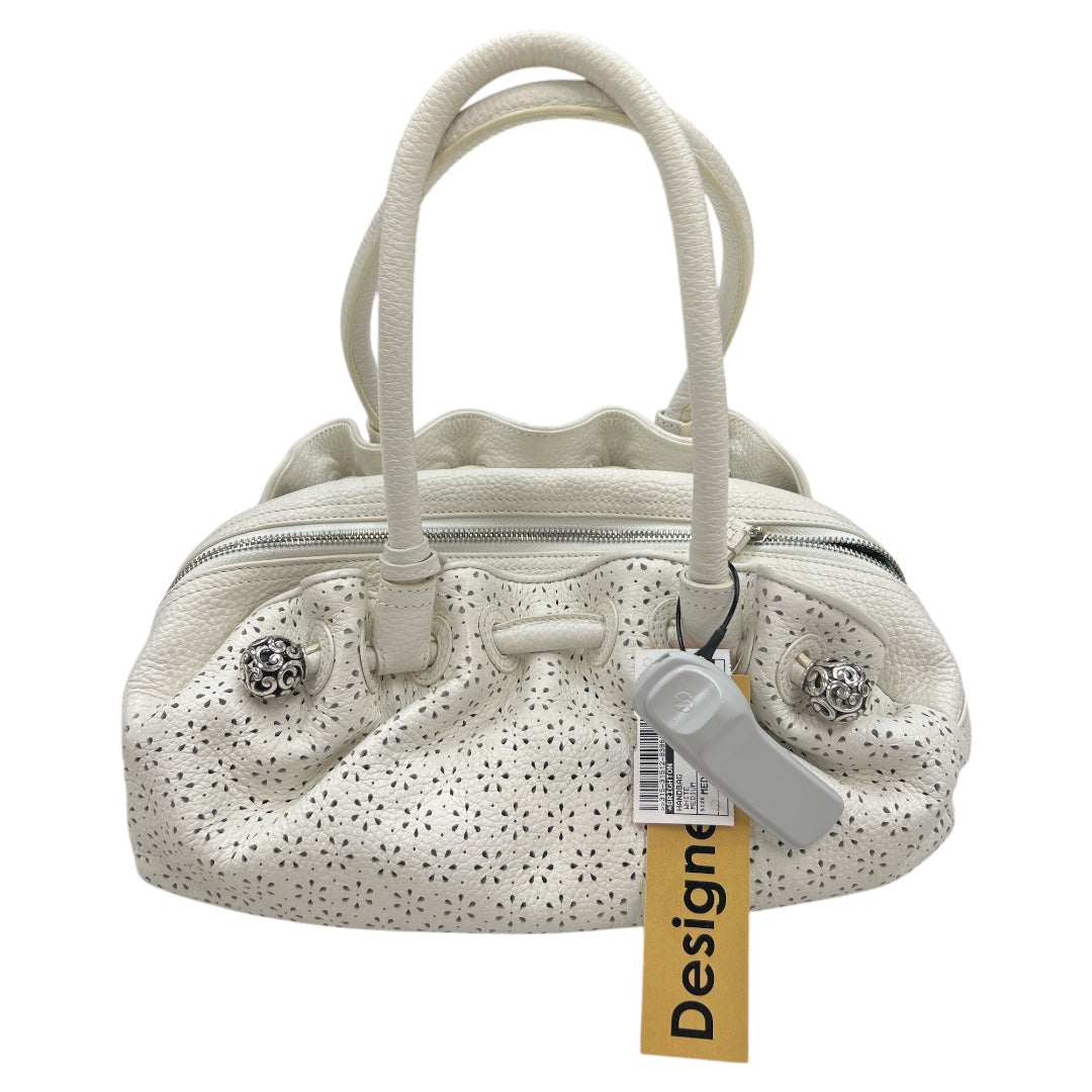 Handbag By Brighton In White, Size:Medium