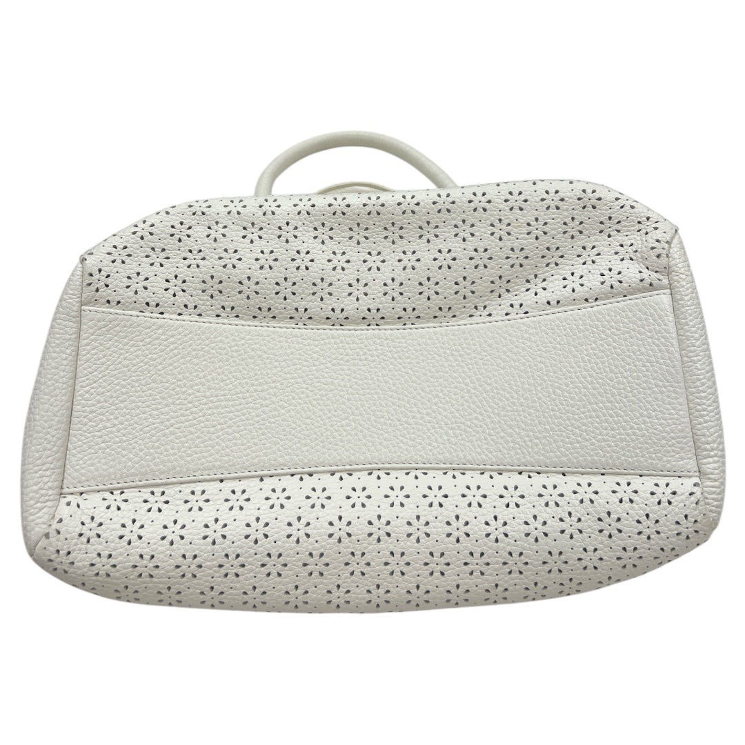 Handbag By Brighton In White, Size:Medium