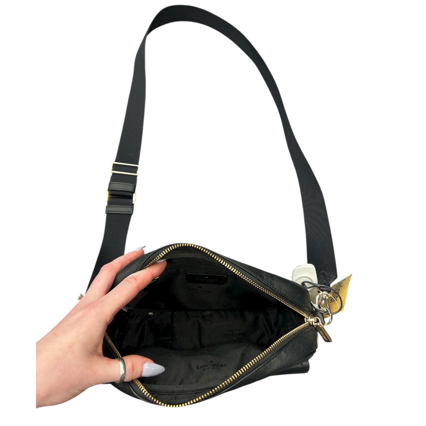 Crossbody Designer By Kate Spade In Black, Size:Medium