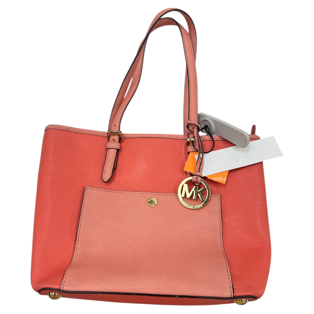 Handbag Designer By Michael Kors In Orange, Size:Medium