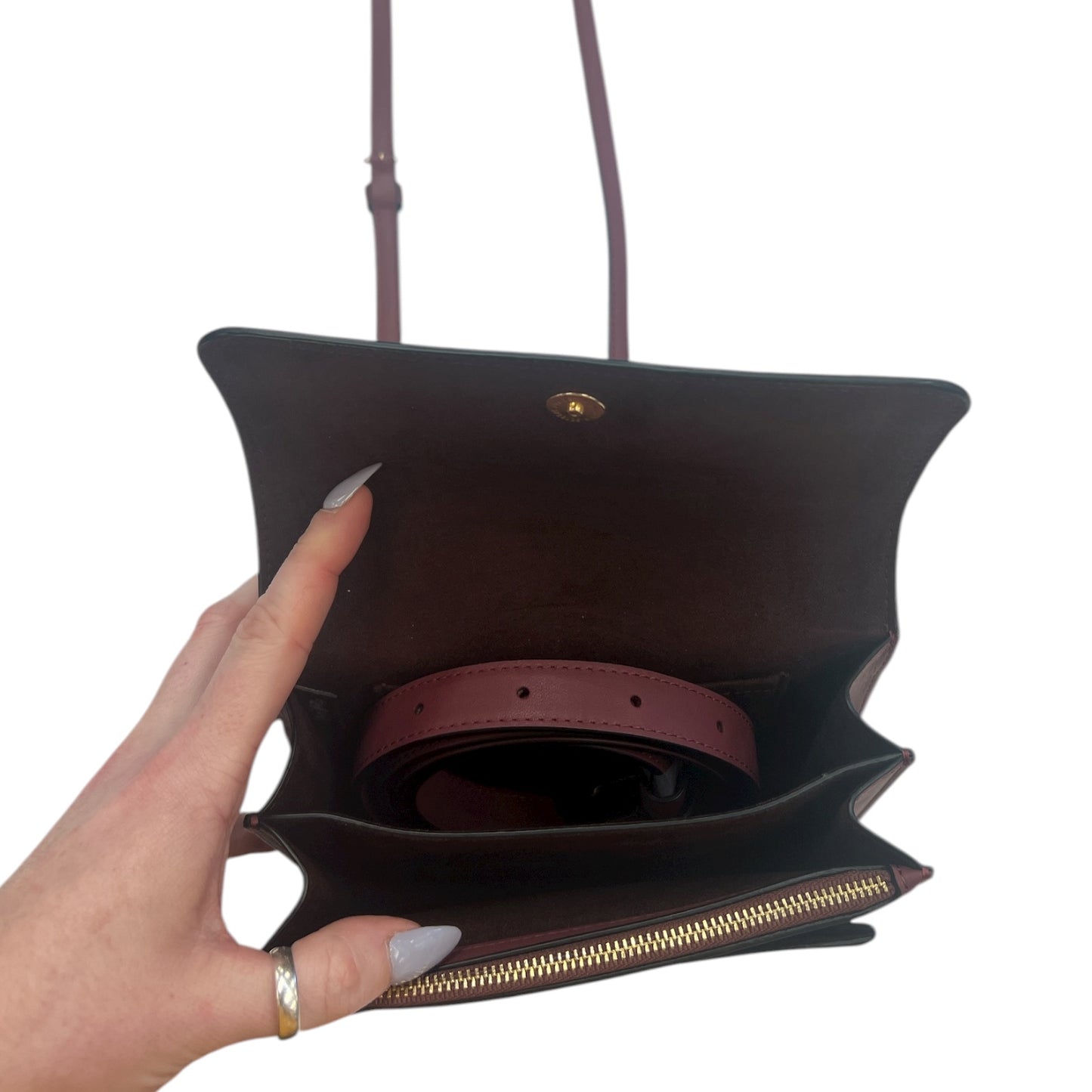 Crossbody Designer By Coach In Red, Size:Small