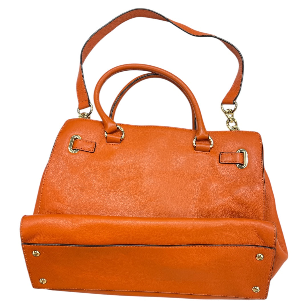 Handbag Designer By Michael Kors In Orange, Size:Large