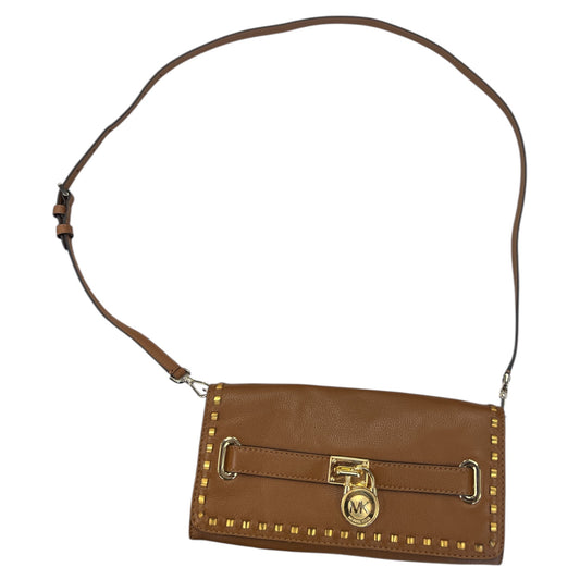 Crossbody Designer By Michael Kors In Brown, Size:Medium