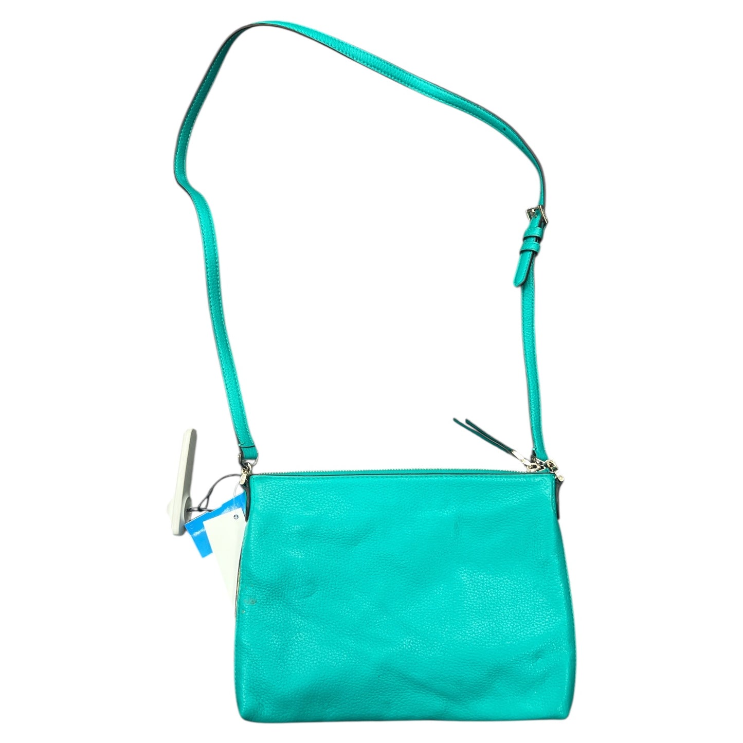 Crossbody Designer By Kate Spade In Teal, Size:Small