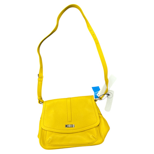 Crossbody Leather By Cole-Haan In Yellow, Size:Small