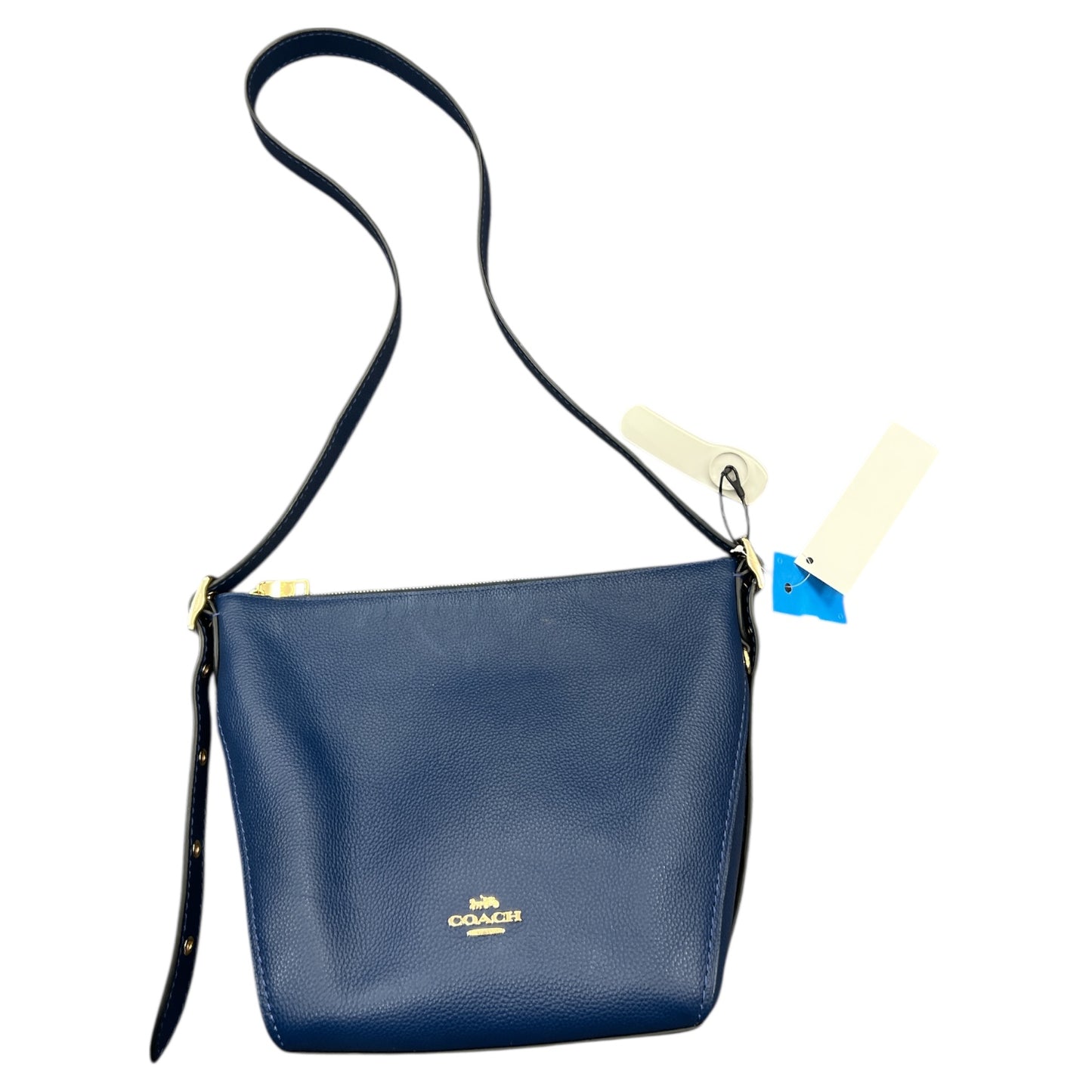 Handbag Designer By Coach In Blue, Size:Medium