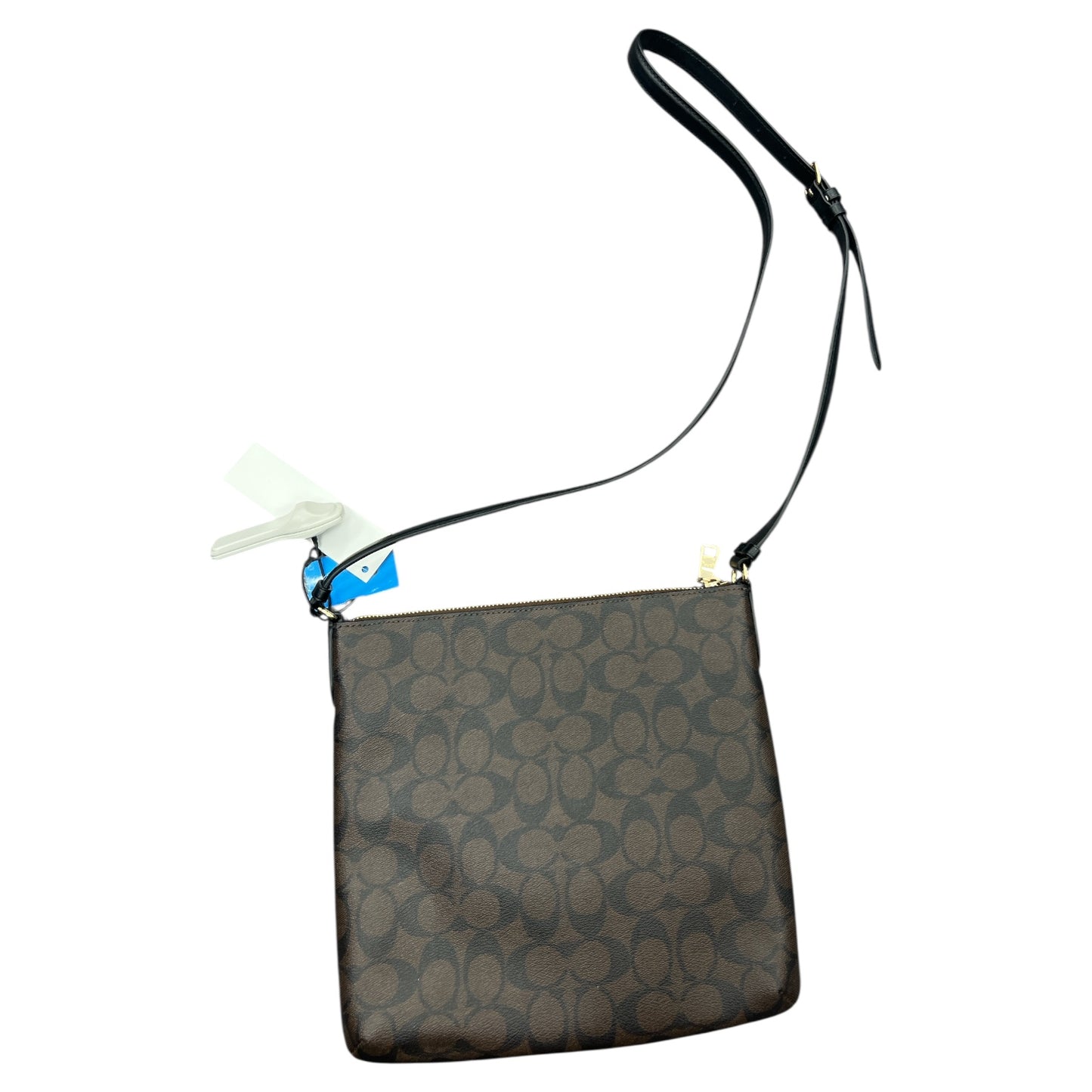 Crossbody Designer By Coach In Brown, Size:Medium