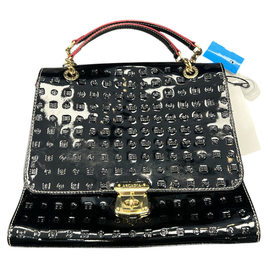 Handbag Leather By Cmb In Black, Size:Medium